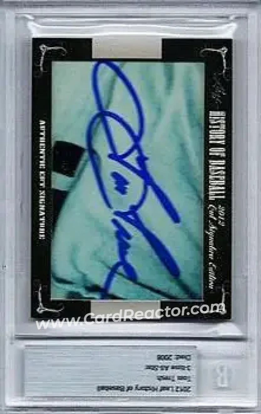 2012 Leaf Cut Signature History of Baseball #NNO - Tom Tresh - Front