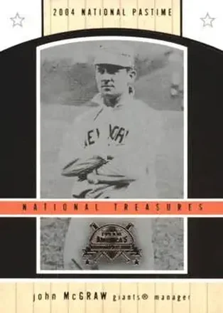 2004 Fleer National Pastime #12NT National Treasures John McGraw
