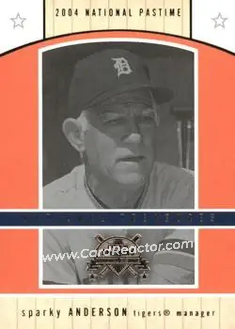 2004 Fleer National Pastime - National Treasures #16NT - George Anderson - Detroit Tigers - Front