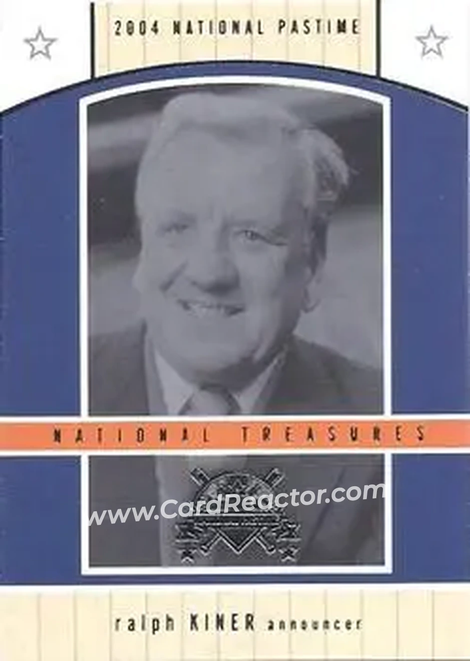 2004 Fleer National Pastime - National Treasures #20NT - Ralph Kiner - New York Mets - Front