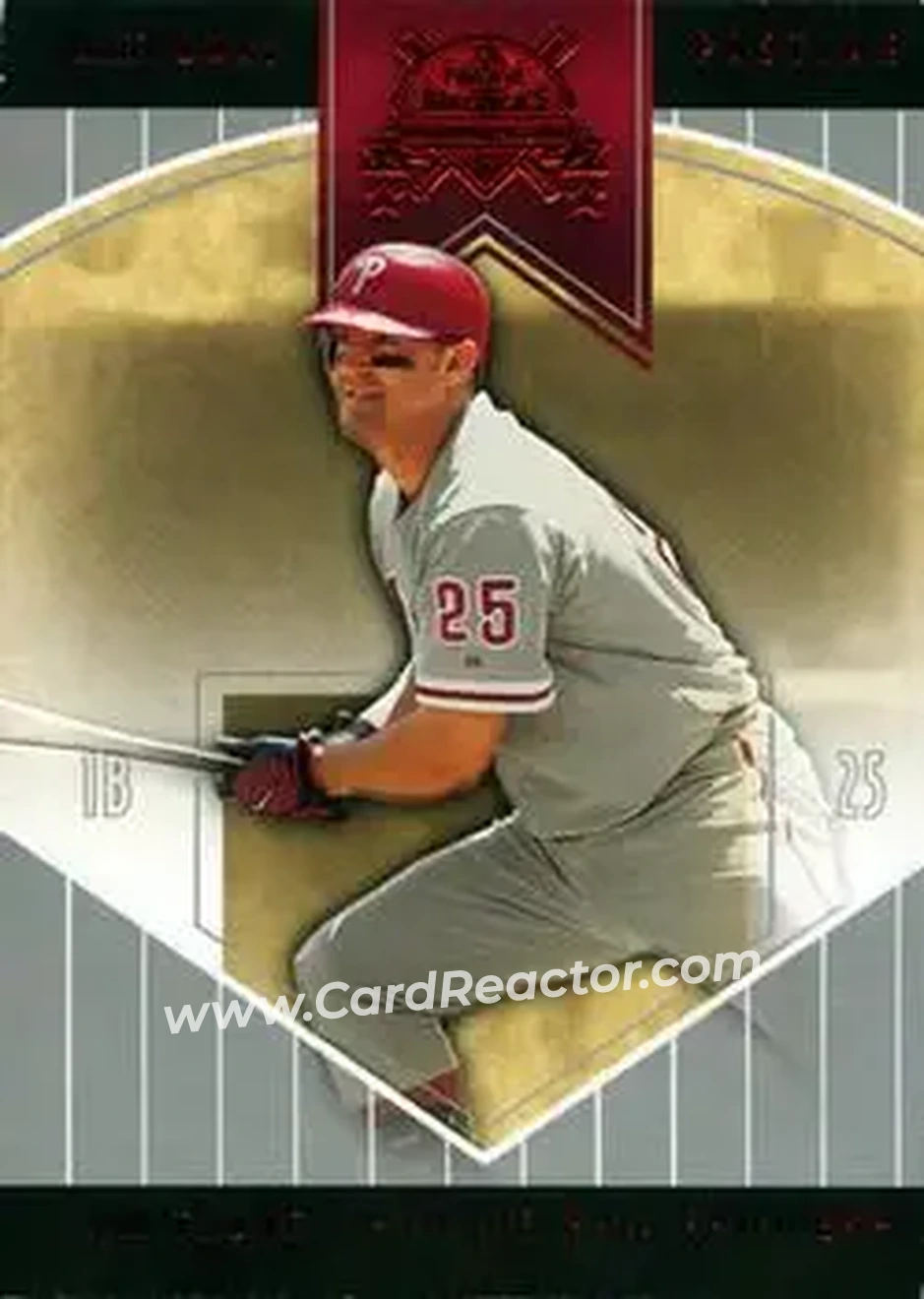 2004 Fleer National Pastime - Red Foil #26 - Jim Thome - Philadelphia Phillies - Front