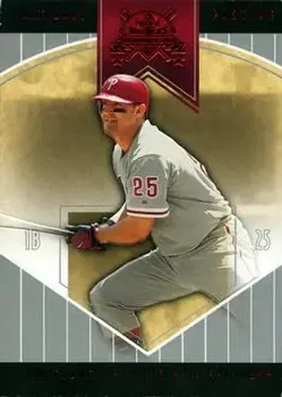 2004 Fleer National Pastime - Red Foil #26 - Jim Thome - Philadelphia Phillies