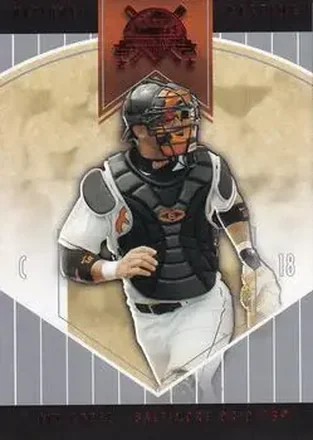 2004 Fleer National Pastime - Red Foil #27 - Javier Lopez - Baltimore Orioles