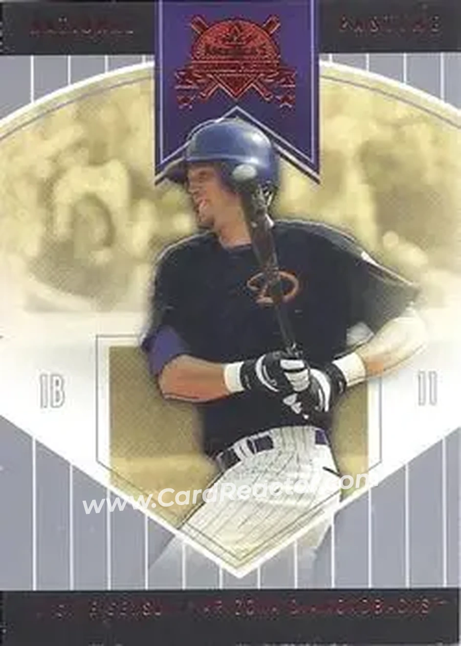 2004 Fleer National Pastime - Red Foil #38 - Richie Sexson - Arizona Diamondbacks - Front 2004 Fleer National Pastime - Red Foil #38 - Richie Sexson - Arizona Diamondbacks - Front