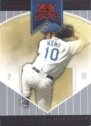 2004 Fleer National Pastime - Red Foil #39 - Hideo Nomo - Los Angeles Dodgers