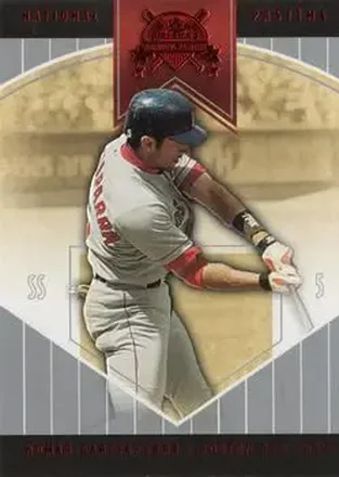 2004 Fleer National Pastime - Red Foil #40 - Nomar Garciaparra - Boston Red Sox