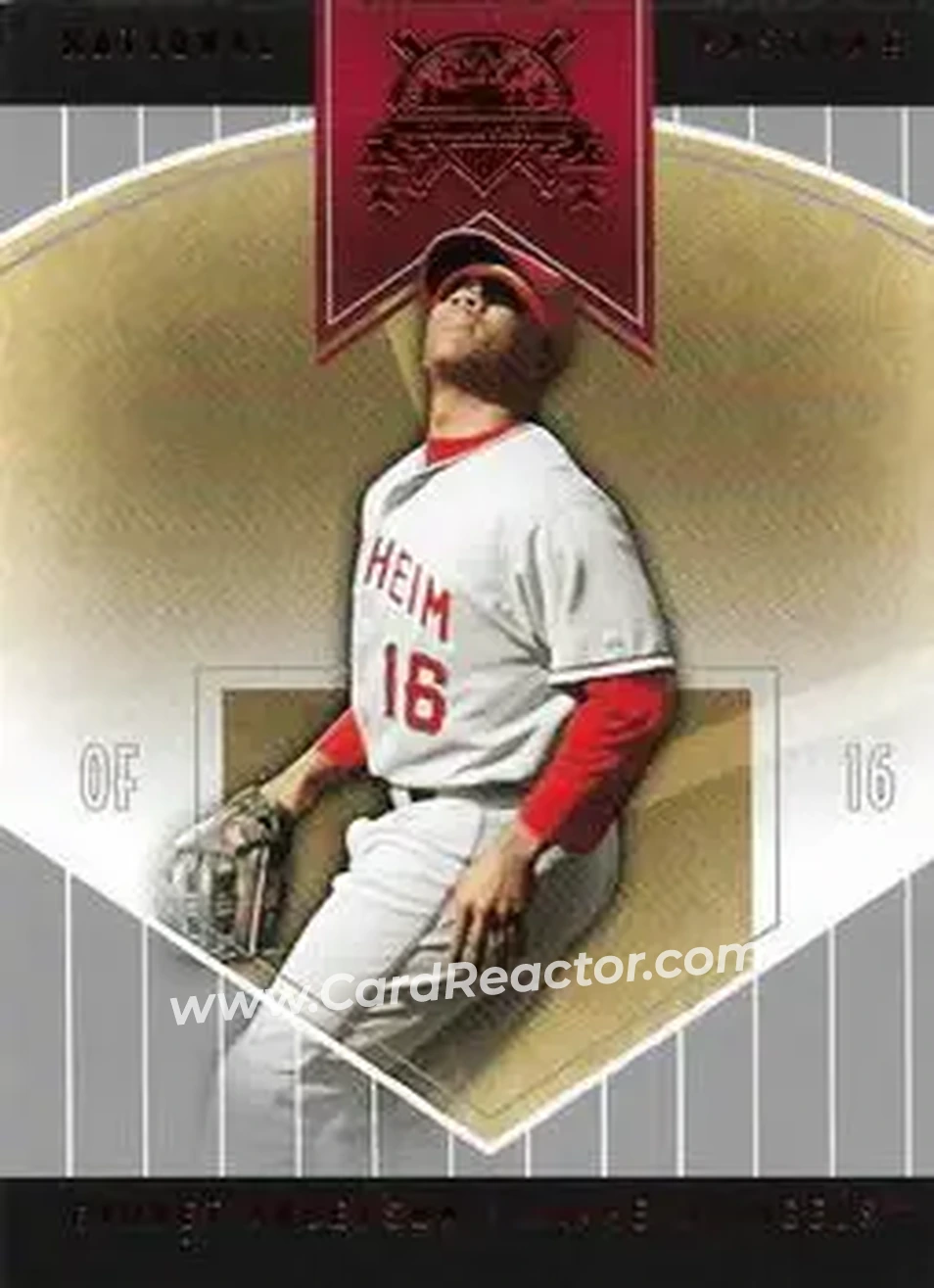2004 Fleer National Pastime - Red Foil #51 - Garret Anderson - Anaheim Angels - Front
