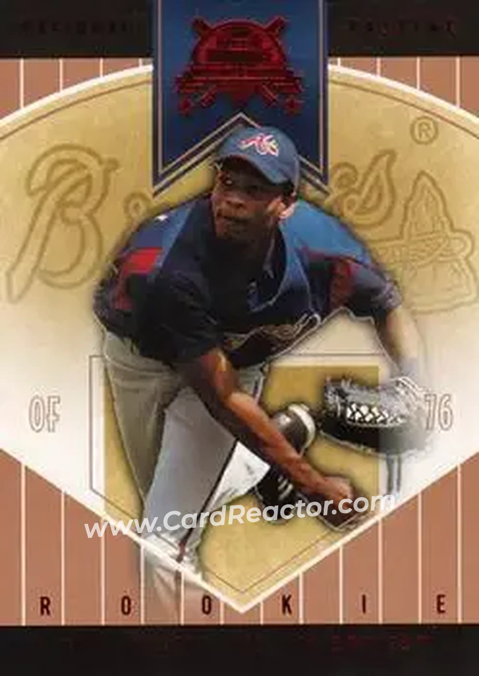 2004 Fleer National Pastime - Red Foil #76 - Onil Joseph - Atlanta Braves - Front