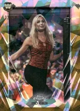 2026 Topps Chrome Sapphire Edition WWE - Gold #121 - Stacy Keibler