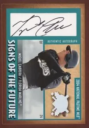 2004 Fleer National Pastime feature card
