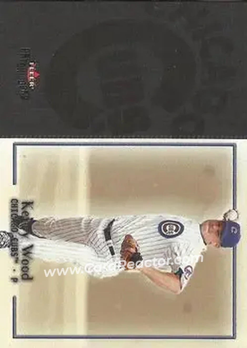 2004 Fleer Patchworks #1 - Kerry Wood - Chicago Cubs - Front 2004 Fleer Patchworks #1 - Kerry Wood - Chicago Cubs - Front