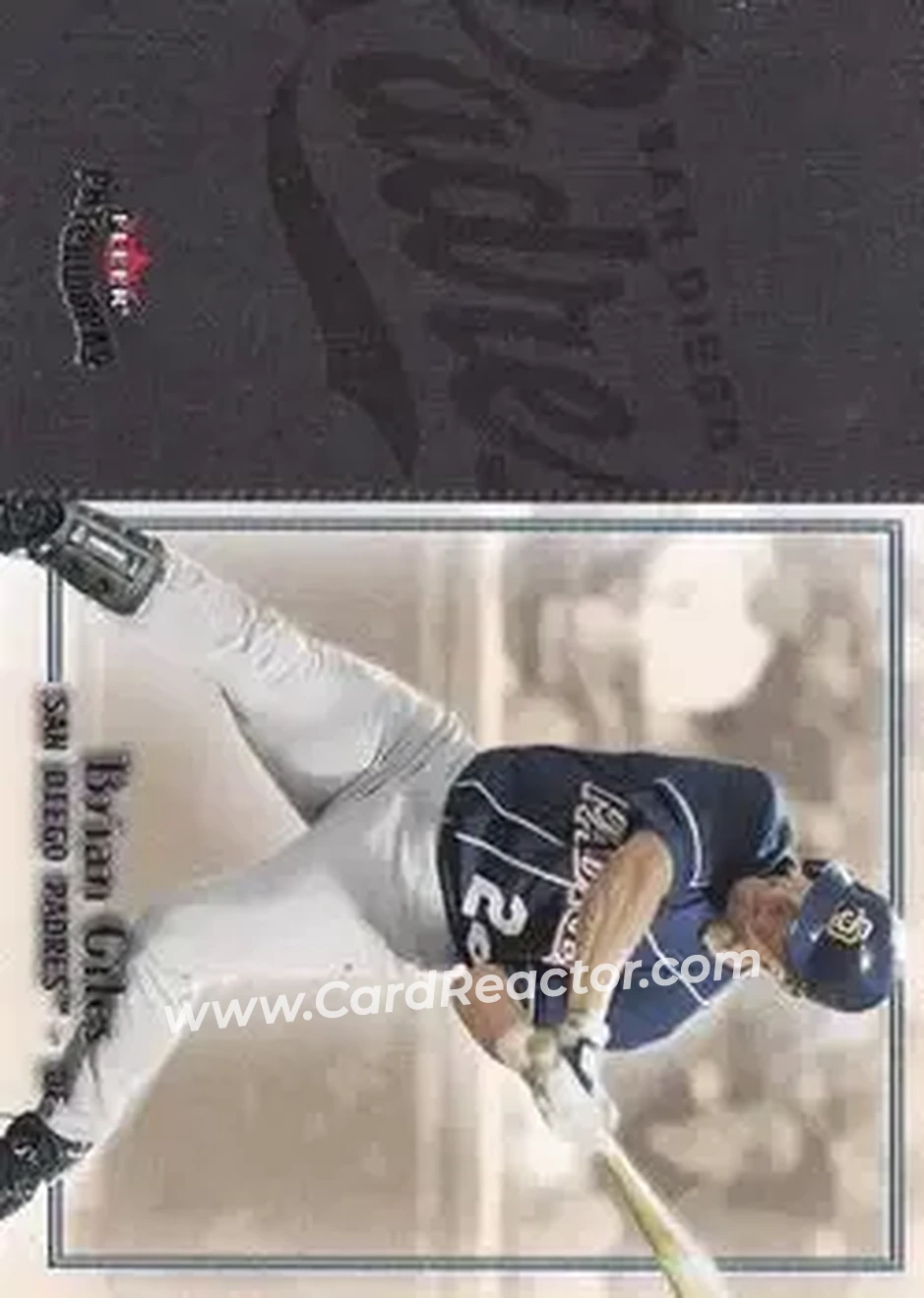 2004 Fleer Patchworks #2 - Brian Giles - San Diego Padres - Front