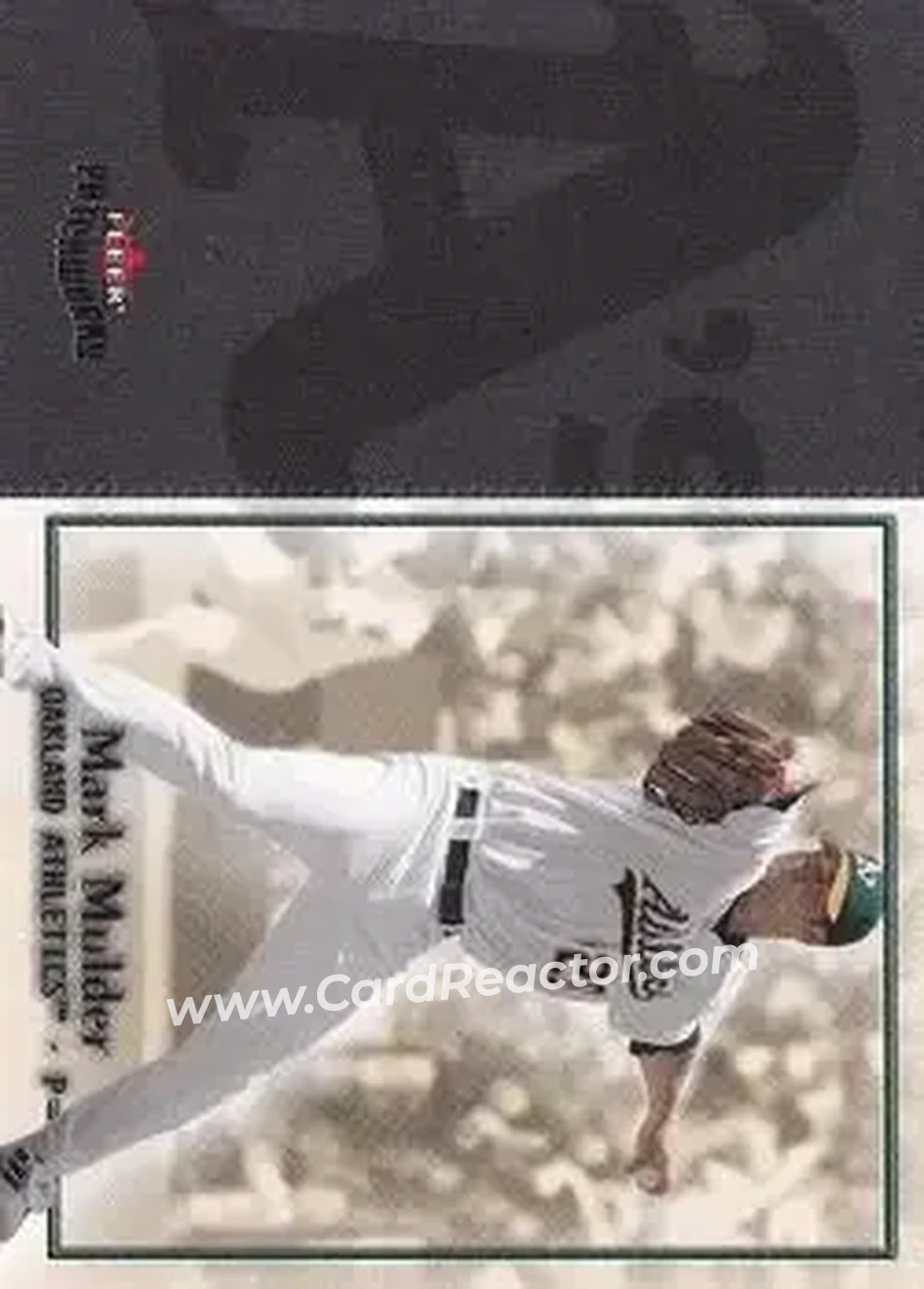 2004 Fleer Patchworks #4 - Mark Mulder - Oakland Athletics - Front 2004 Fleer Patchworks #4 - Mark Mulder - Oakland Athletics - Front