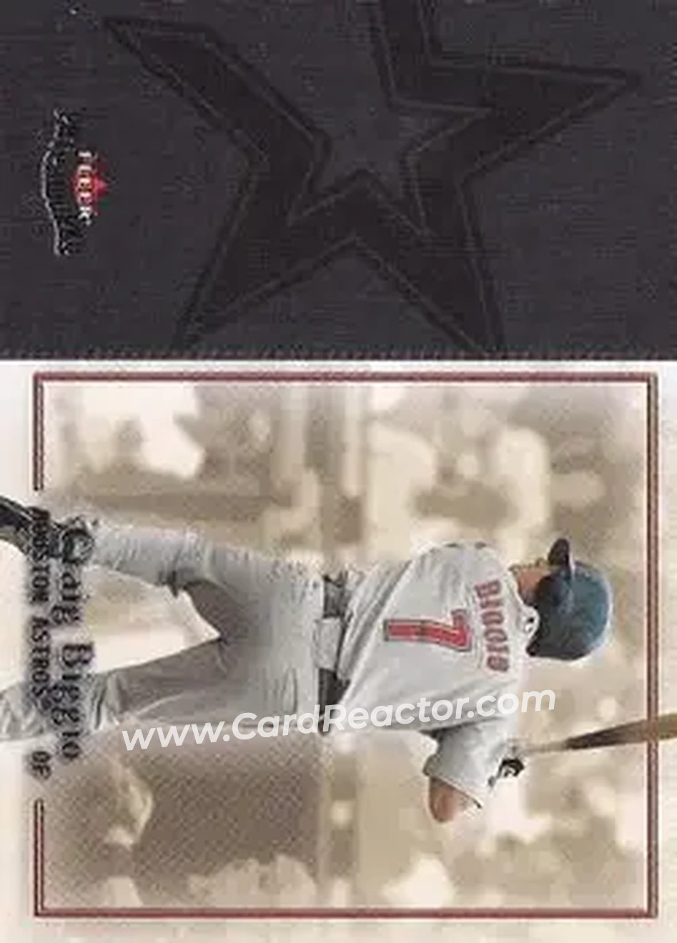 2004 Fleer Patchworks #9 - Craig Biggio - Houston Astros - Front 2004 Fleer Patchworks #9 - Craig Biggio - Houston Astros - Front