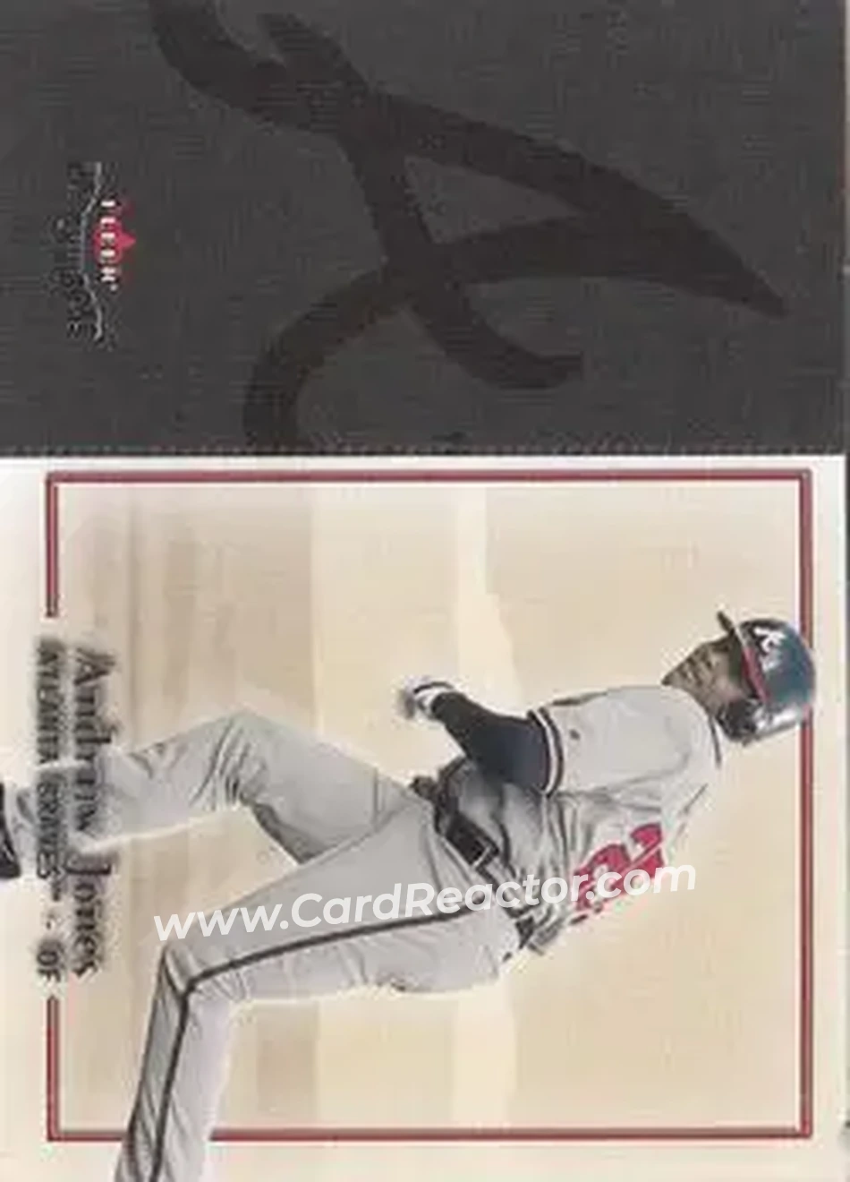 2004 Fleer Patchworks #16 - Andruw Jones - Atlanta Braves - Front 2004 Fleer Patchworks #16 - Andruw Jones - Atlanta Braves - Front