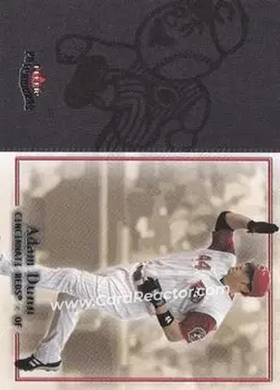 2004 Fleer Patchworks #17 - Adam Dunn - Cincinnati Reds - Front 2004 Fleer Patchworks #17 - Adam Dunn - Cincinnati Reds - Front