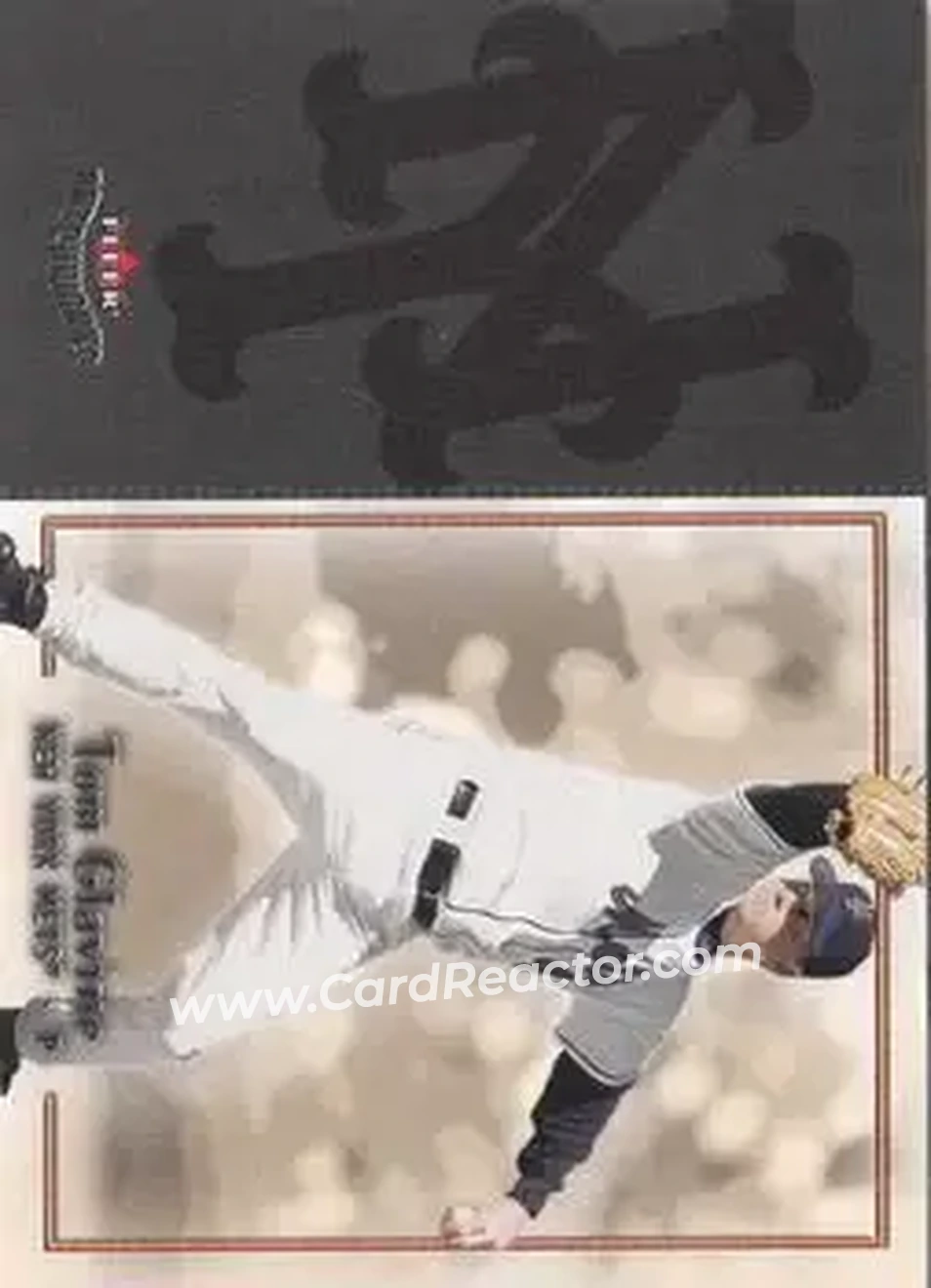 2004 Fleer Patchworks #21 - Tom Glavine - New York Mets - Front 2004 Fleer Patchworks #21 - Tom Glavine - New York Mets - Front