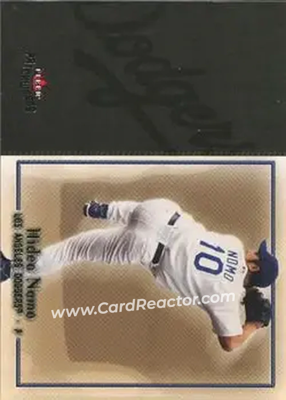 2004 Fleer Patchworks #35 - Hideo Nomo - Los Angeles Dodgers - Front 2004 Fleer Patchworks #35 - Hideo Nomo - Los Angeles Dodgers - Front