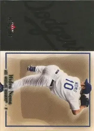 2004 Fleer Patchworks #35 - Hideo Nomo - Los Angeles Dodgers