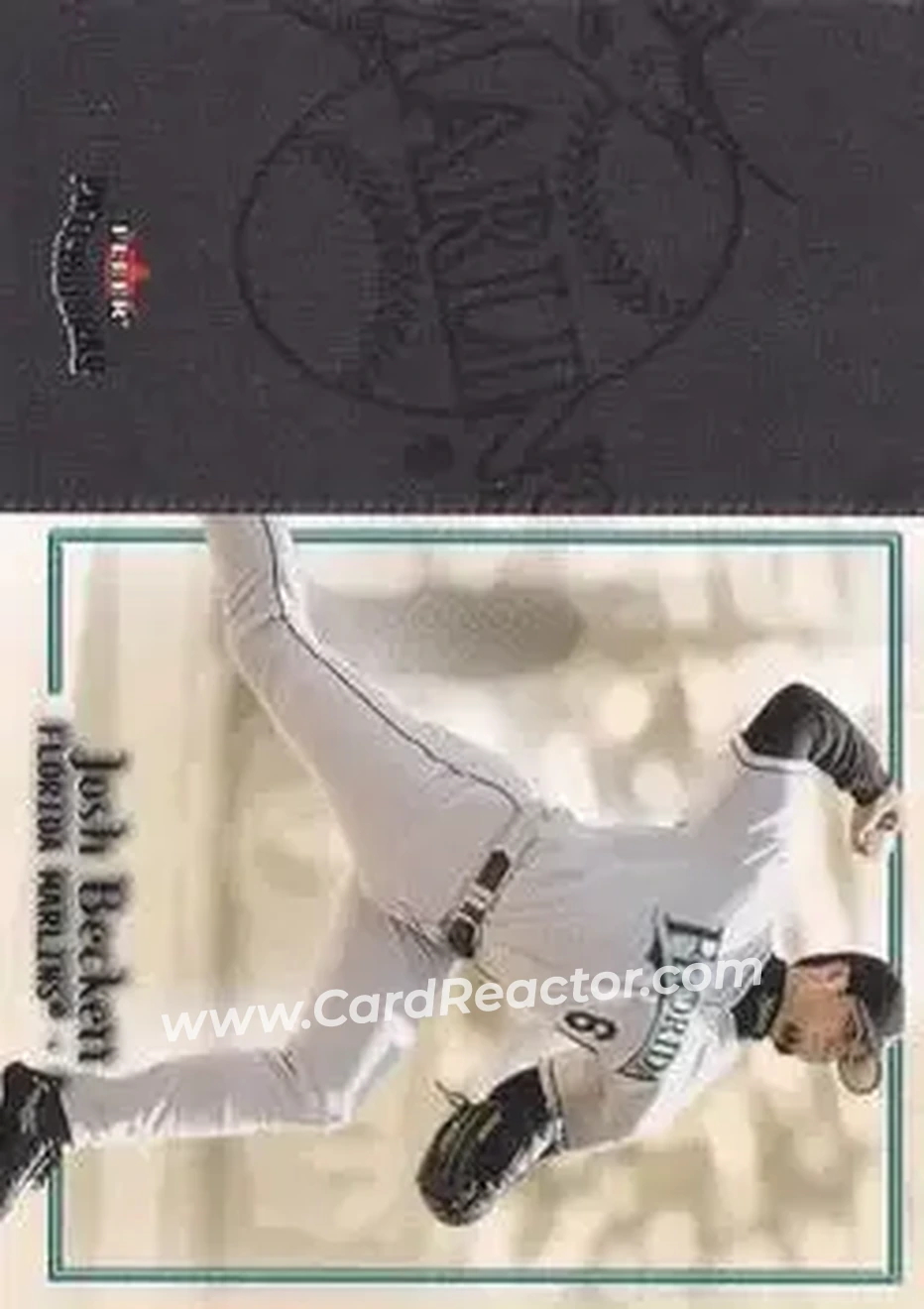 2004 Fleer Patchworks #40 - Josh Beckett - Florida Marlins - Front 2004 Fleer Patchworks #40 - Josh Beckett - Florida Marlins - Front