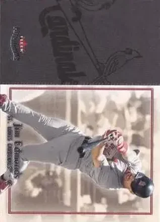 2004 Fleer Patchworks #43 - Jim Edmonds - St. Louis Cardinals