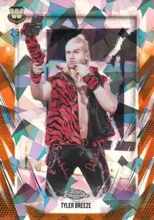 2026 Topps Chrome Sapphire Edition WWE - Orange #91 - Tyler Breeze