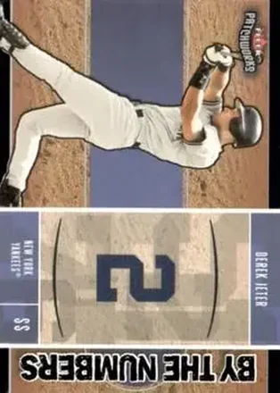 2004 Fleer Patchworks - By the Numbers #2BN - Derek Jeter - New York Yankees