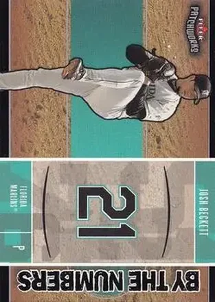 2004 Fleer Patchworks - By the Numbers #7BN - Josh Beckett - Florida Marlins