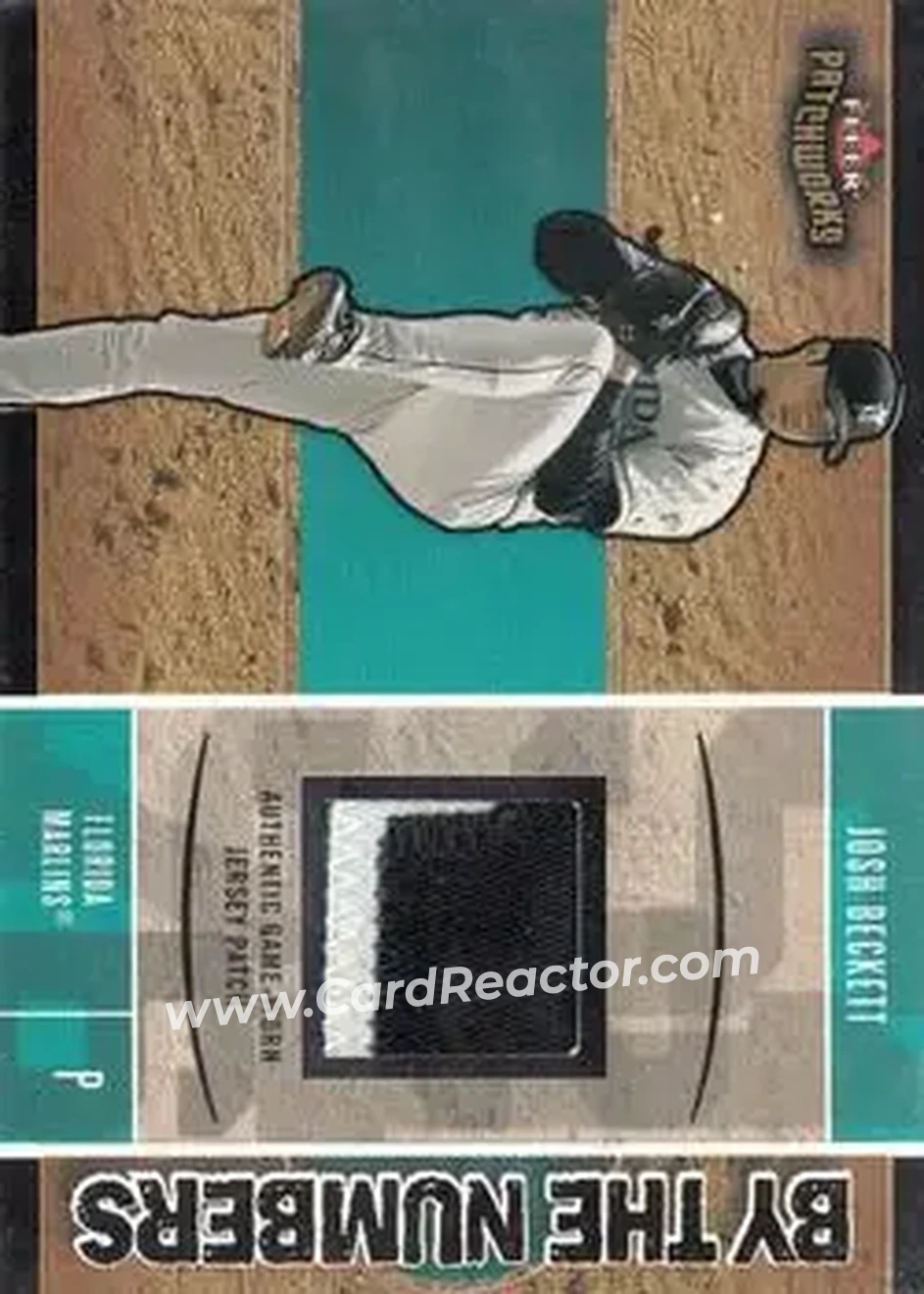 2004 Fleer Patchworks - By the Numbers Patch #BN/JB - Josh Beckett - Florida Marlins - Front 2004 Fleer Patchworks - By the Numbers Patch #BN/JB - Josh Beckett - Florida Marlins - Front
