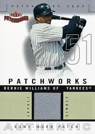 2004 Fleer Patchworks - Game Used Level 1 #PW-BW - Bernie Williams - New York Yankees