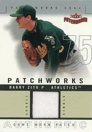 2004 Fleer Patchworks - Game Used Level 1 #PW-BZ - Barry Zito - Oakland Athletics