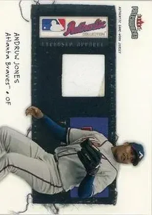 2004 Fleer Patchworks - Licensed Apparel #LA-AJ - Andruw Jones - Atlanta Braves
