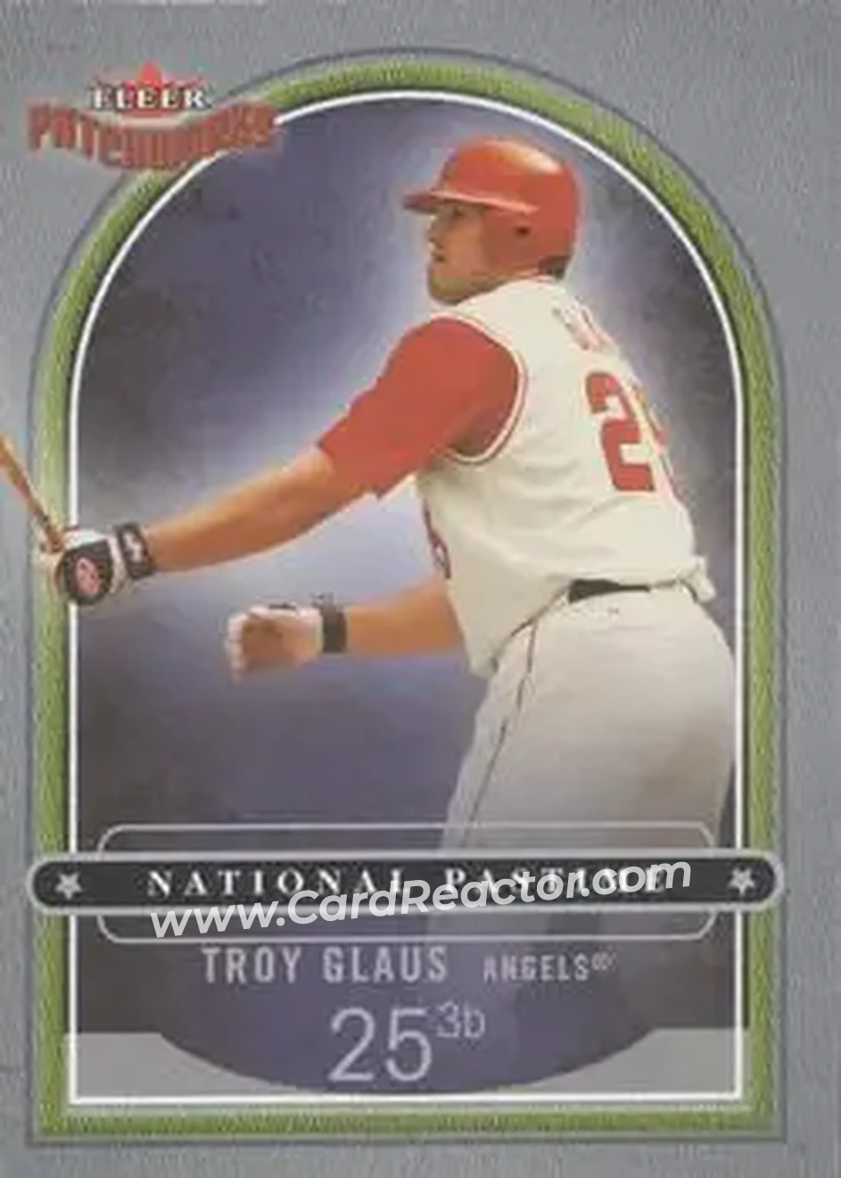 2004 Fleer Patchworks - National Pastime #10NP - Troy Glaus - Anaheim Angels - Front 2004 Fleer Patchworks - National Pastime #10NP - Troy Glaus - Anaheim Angels - Front