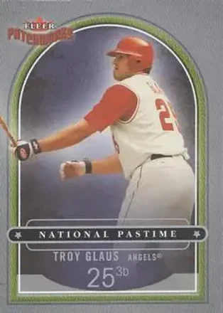 2004 Fleer Patchworks - National Pastime #10NP - Troy Glaus - Anaheim Angels