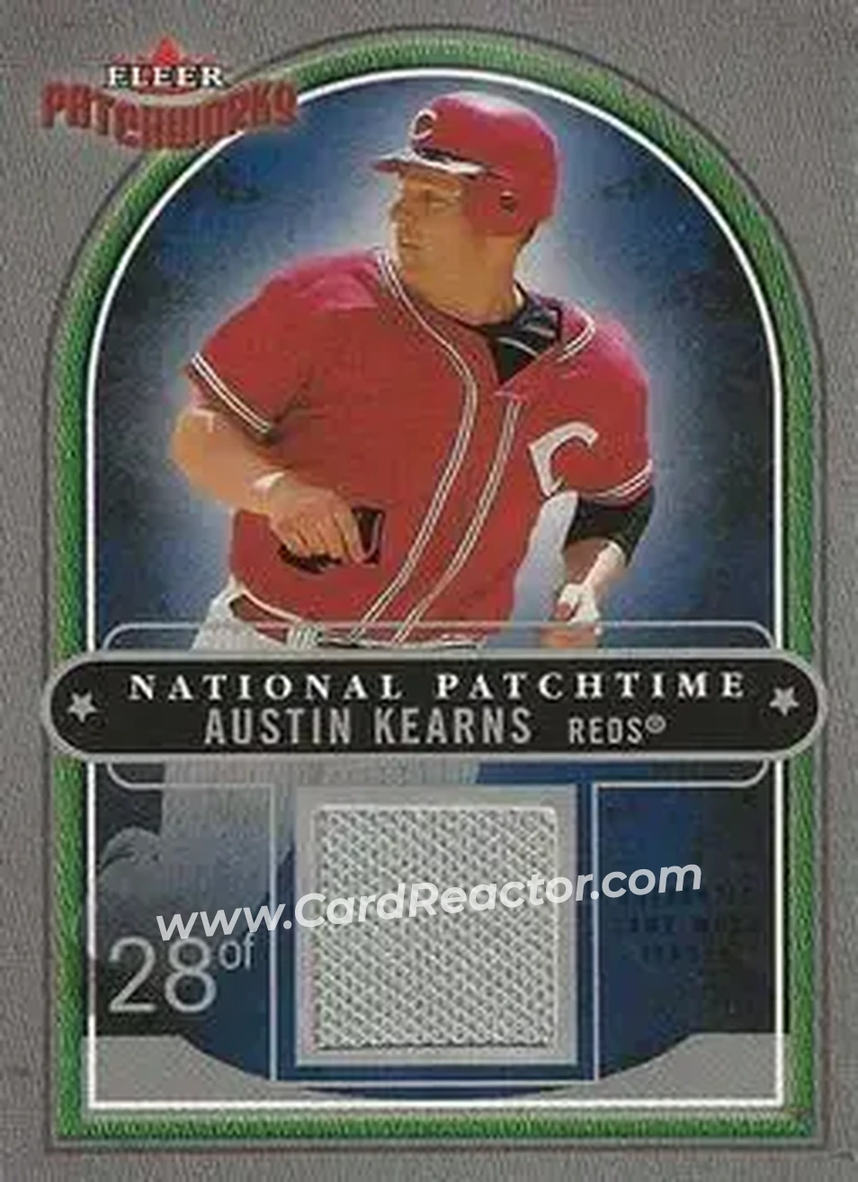 2004 Fleer Patchworks - National Patchtime #NP/AK - Austin Kearns - Cincinnati Reds - Front