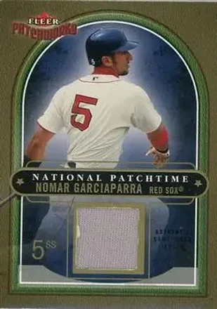 2004 Fleer Patchworks - National Patchtime Gold #NP/NG - Nomar Garciaparra - Boston Red Sox
