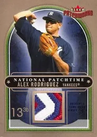 2004 Fleer Patchworks - National Patchtime Patch #NP/AR - Alex Rodriguez - New York Yankees