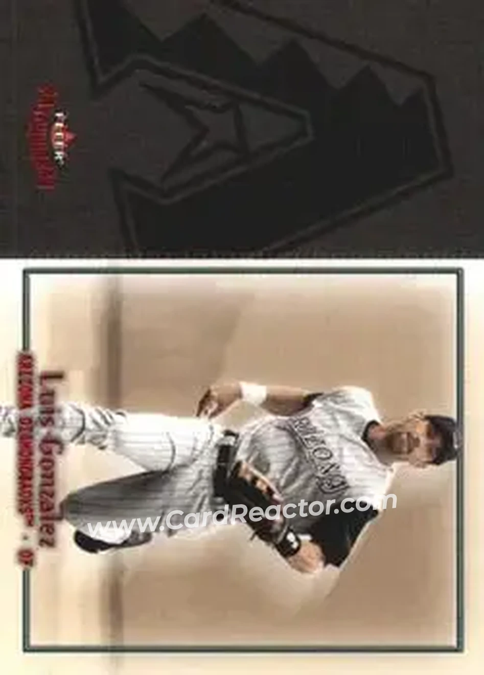 2004 Fleer Patchworks - Star Rubies #22 - Luis Gonzalez - Arizona Diamondbacks - Front