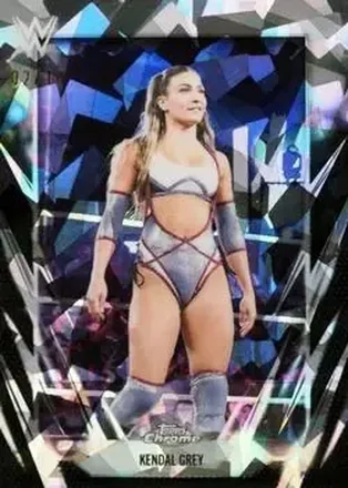 2026 Topps Chrome Sapphire Edition WWE - Black #148 - Kendal Grey