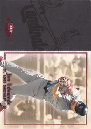 2004 Fleer Patchworks - Star Rubies #43 - Jim Edmonds - St. Louis Cardinals