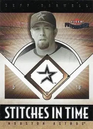 2004 Fleer Patchworks - Stitches in Time #9 ST - Jeff Bagwell - Houston Astros