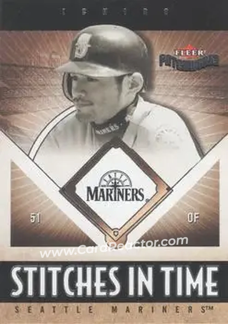 2004 Fleer Patchworks - Stitches in Time #21 ST - Ichiro - Seattle Mariners - Front 2004 Fleer Patchworks - Stitches in Time #21 ST - Ichiro - Seattle Mariners - Front