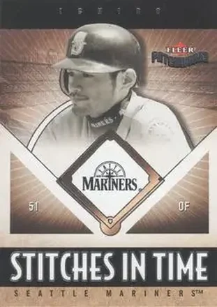2004 Fleer Patchworks - Stitches in Time #21 ST - Ichiro - Seattle Mariners
