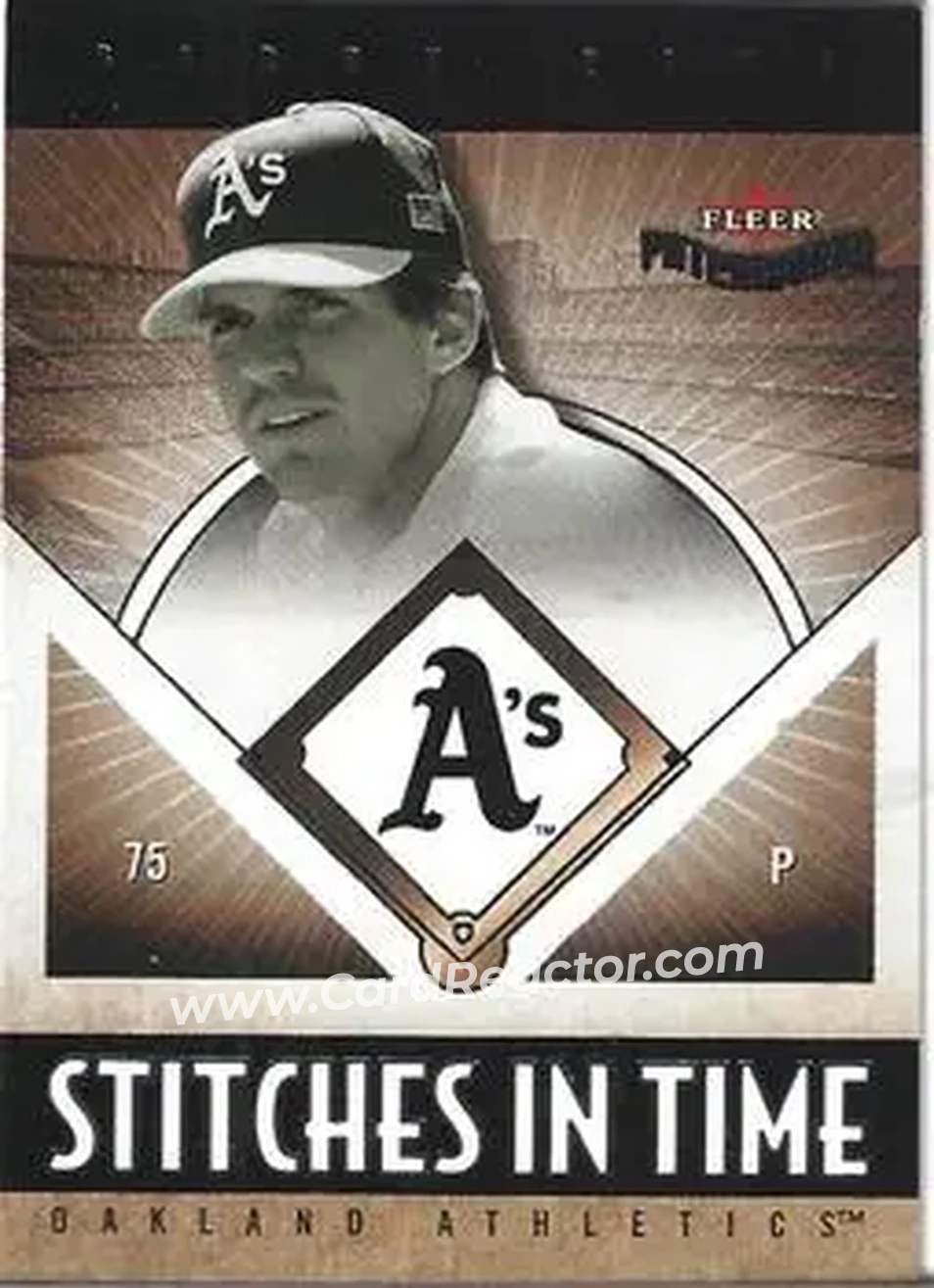 2004 Fleer Patchworks - Stitches in Time #22 ST - Barry Zito - Oakland Athletics - Front 2004 Fleer Patchworks - Stitches in Time #22 ST - Barry Zito - Oakland Athletics - Front