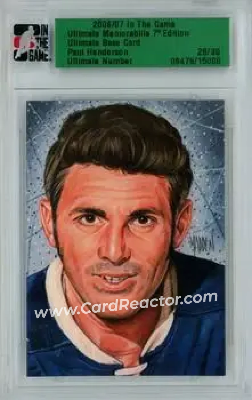 2006-07 In The Game Ultimate Memorabilia #NNO - Paul Henderson - Toronto Maple Leafs - Front
