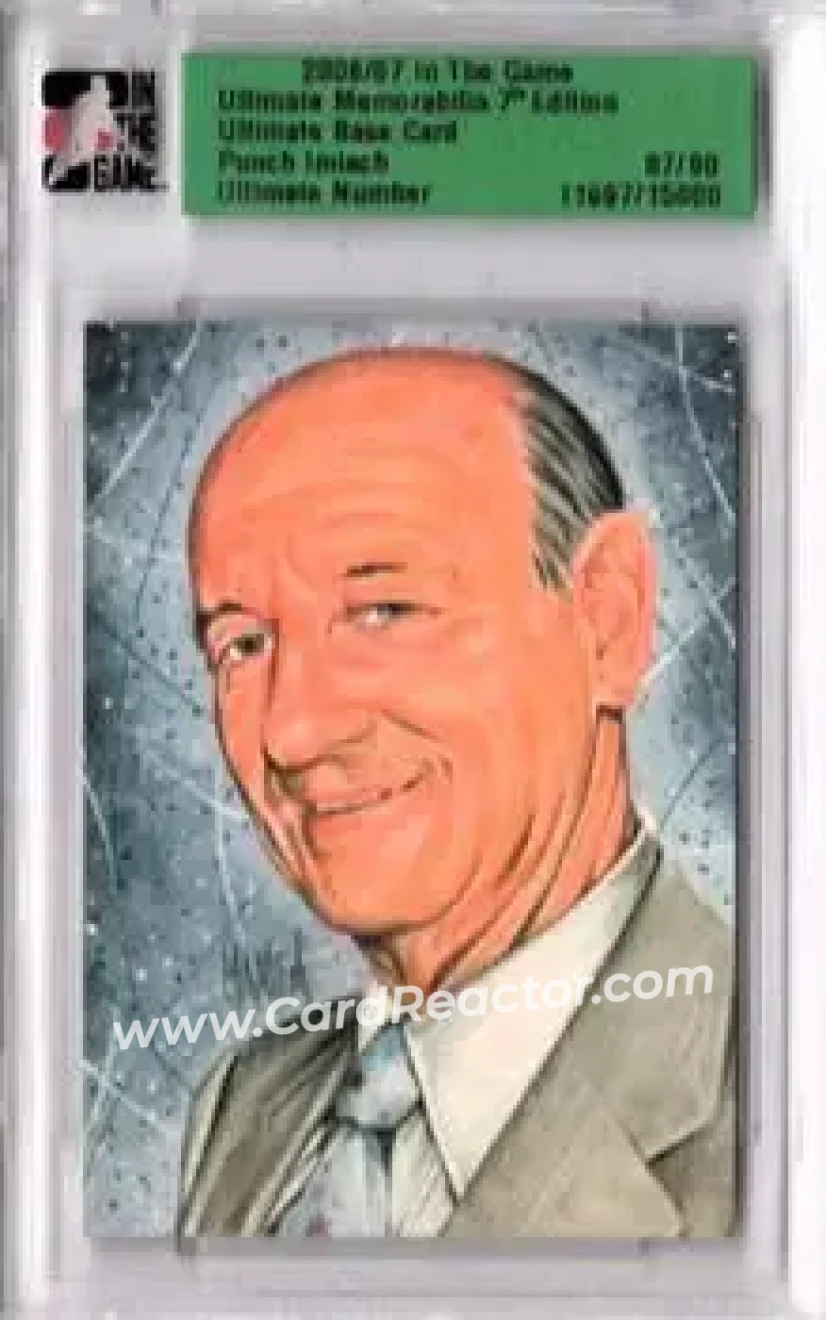 2006-07 In The Game Ultimate Memorabilia #NNO - Punch Imlach - Toronto Maple Leafs - Front