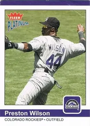 2004 Fleer Platinum #2 - Preston Wilson - Colorado Rockies