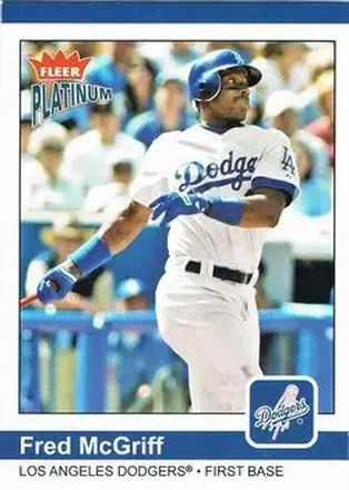 2004 Fleer Platinum #4 - Fred McGriff - Los Angeles Dodgers