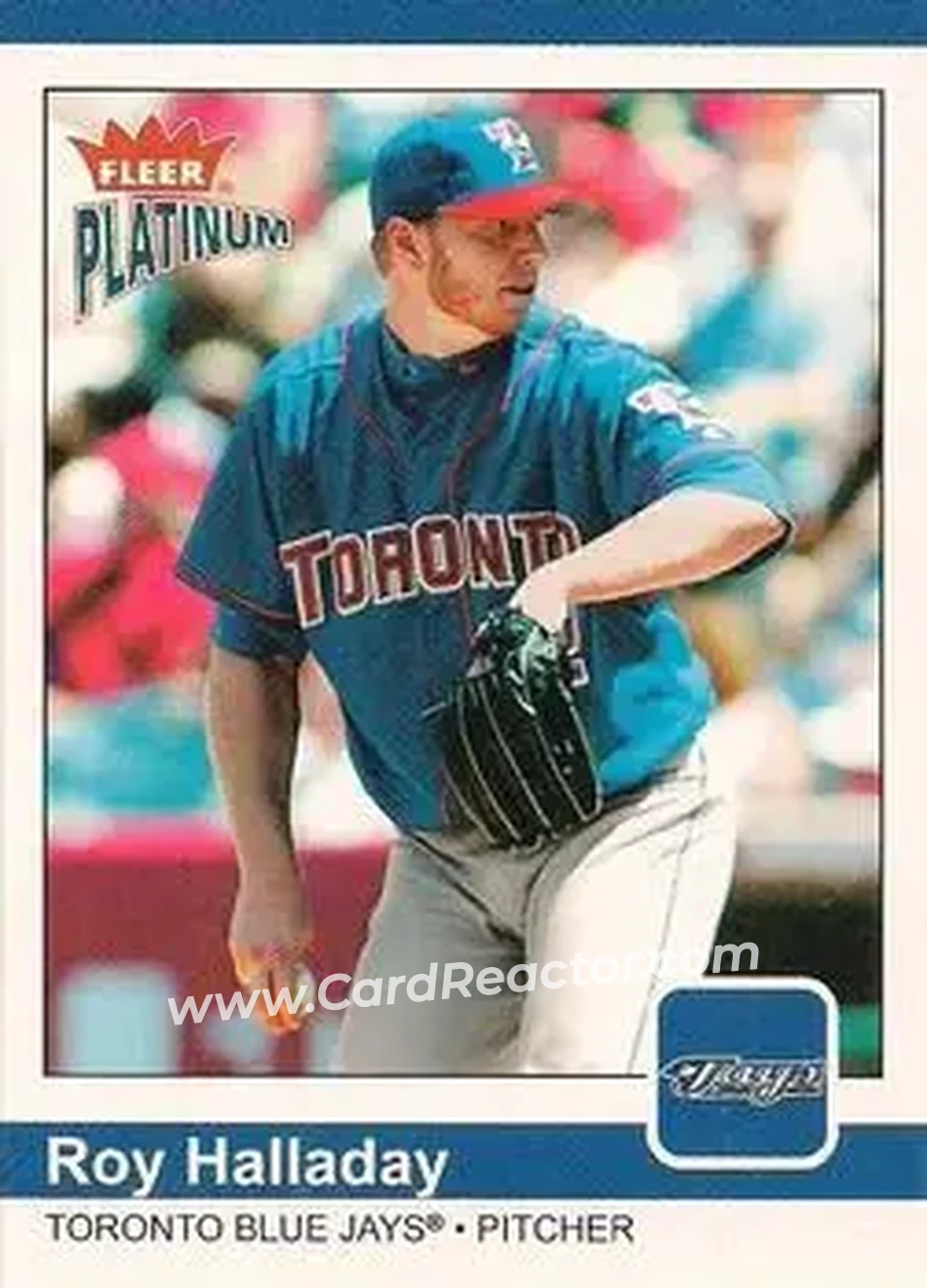 2004 Fleer Platinum #8 - Roy Halladay - Toronto Blue Jays - Front