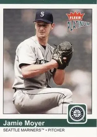 2004 Fleer Platinum #17 - Jamie Moyer - Seattle Mariners